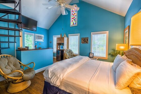 Inside view of our boutique Bed and Breakfast in Key West, Florida